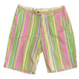 Loud Mouth men’s pastel stripe golf shorts (size 36 - 11” inseam)